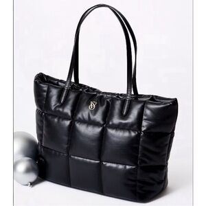 ❌SOLD❌ Victoria’s Secret Quilted Black Tote Bag NWT